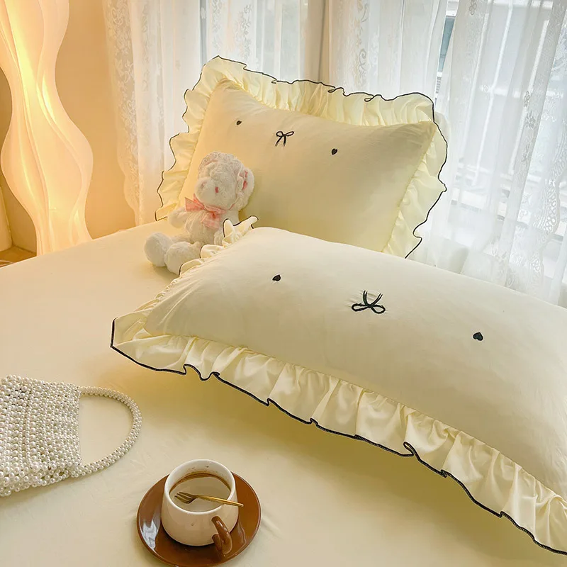 New Butterfly Knot Embroidered Lace Summer Quilt Four Piece Set Princess Wind Air Conditioner Cool Summer Quilt Core