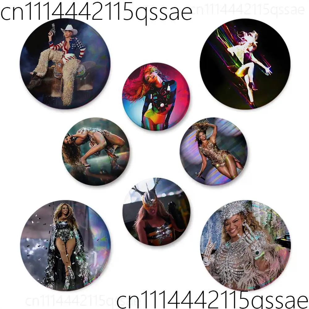 FOR Beyonce B Day Button Pins Backpack Clothing Decor Brooch Cartoon Science Fiction Badge Jewelry Gifts for Kids