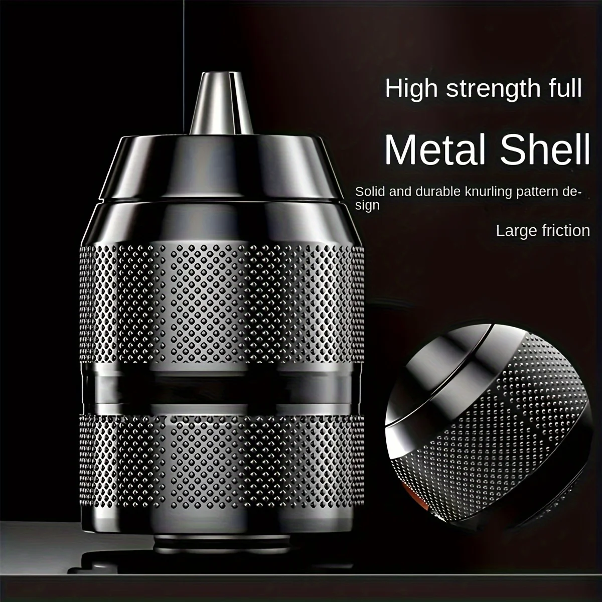 0,8–10 mm Bohrfutter, 3/8–24 UNF, selbstspannendes Bohrfutter für mehrere Zwecke, Handbohrfutter – Detail 5