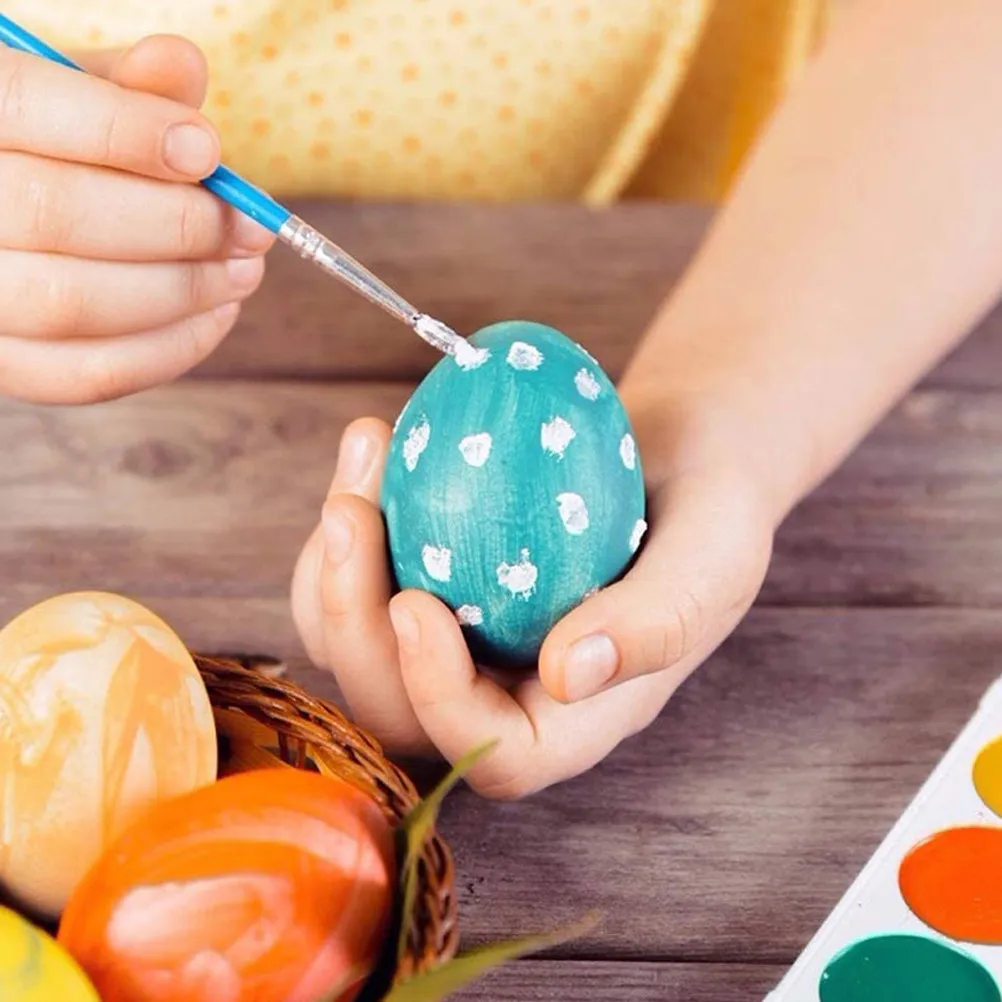 

2 набора необработанных деревянных яиц для детского творчества, рисования, декорирования, раннего развития, художественных проектов, безопасное натуральное дерево