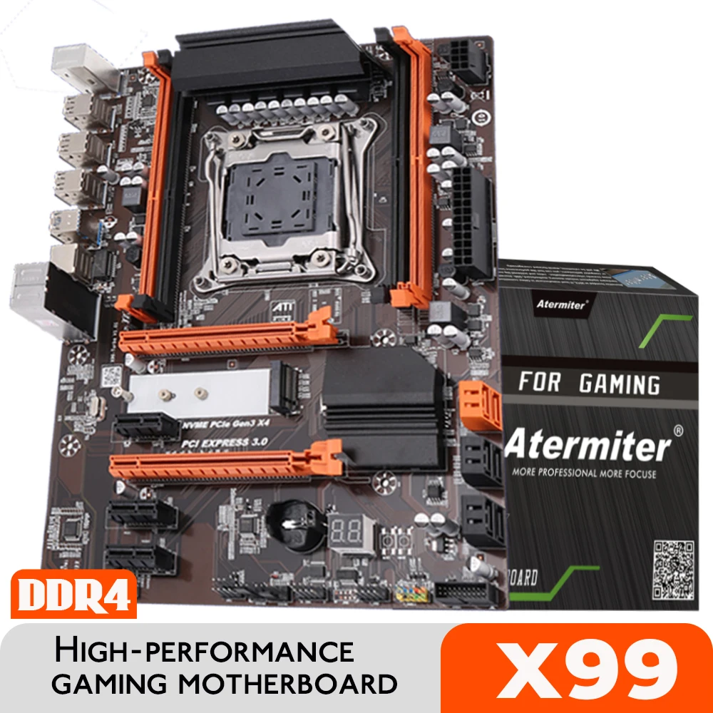 Top! 8+ Atermiter X99 Motherboard Kit Set With LGA 2011-3 Xeon E5 2670 V3 CPU Processor 32GB DDR4 3200MHz REG Ecc RAM Memory