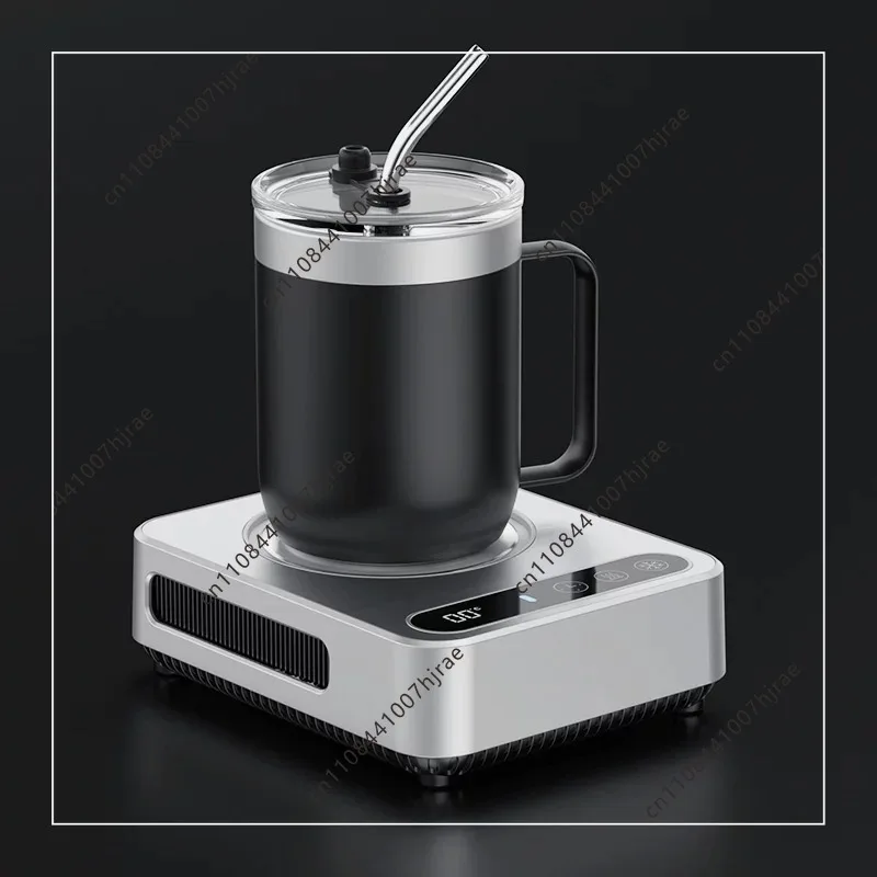 Desktop small refrigerator quick cooling coaster semiconductor heating and thermal insulation dual-purpose intelligent constant