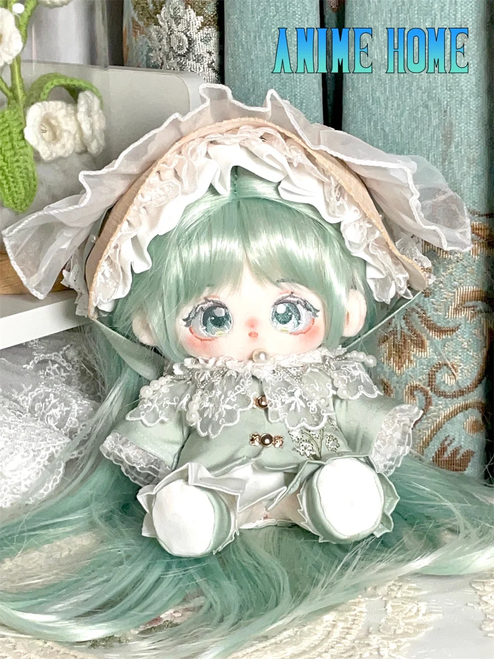 

Original Lolita Hanfu Green Suit For 20cm Doll Toy Clothes Costume Cosplay Gift Cute Lovely Q