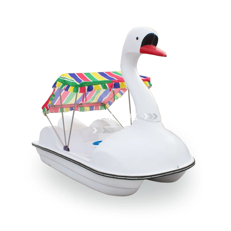 Swan Pedal Frp Fishing Boat Park Water Playing Boat