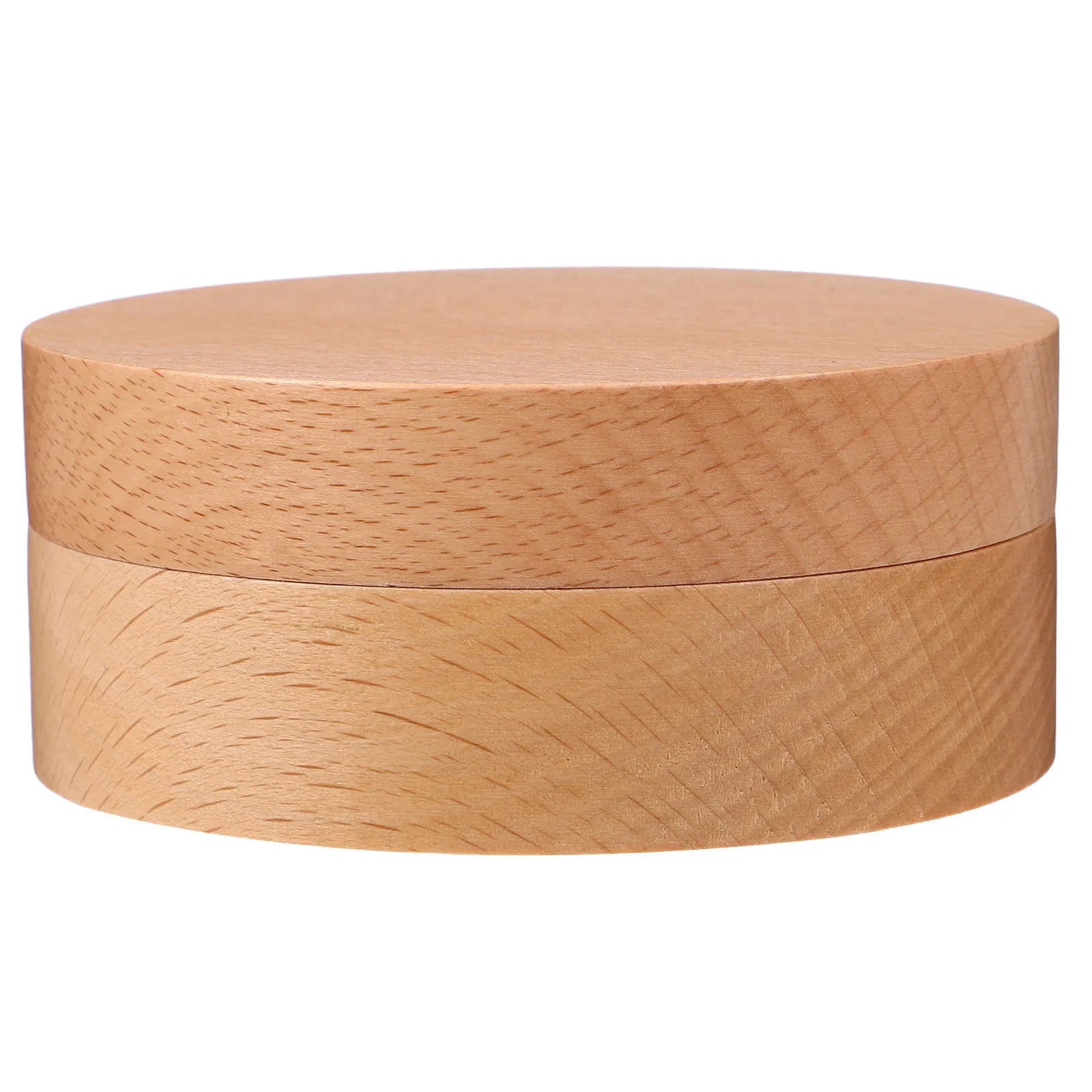 Wooden Cufflink Box Small Light Brown Vintage Rustic Design Secure Travel Jewelry Storage Case Men Cufflinks Organizer Portable