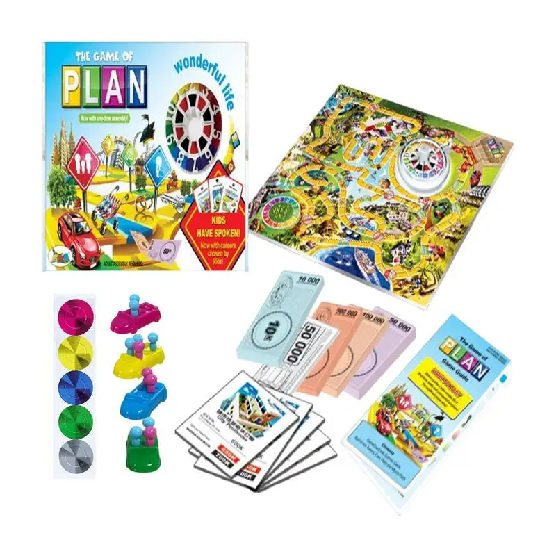 

Life Board Game Family Funny Entertainment Board Game Funny Table Games Gifts Table Game For children Adults Birthday Gifts