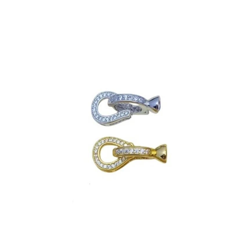 

DIY Handmade Jewelry Findings Cubic Zirconia Fastener Clasps Connectors Accessories For Fashion DIY Jewelry Making Supplies