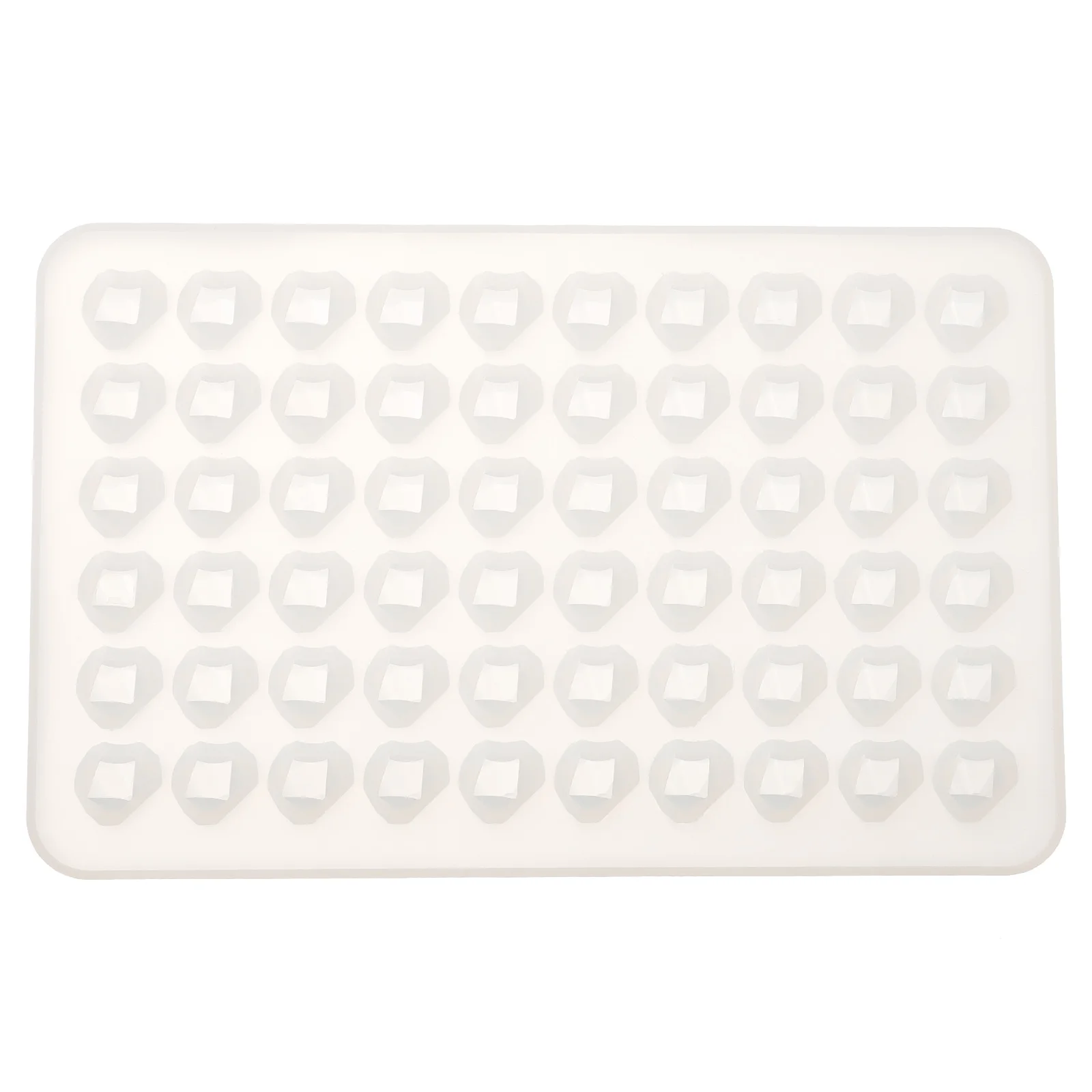

60 Cavities Silicone Mold for DIY Jewelry Ice Cube Crafts Washable Durable Reusable Epoxy Gemstone Accessories Valentine Gifts