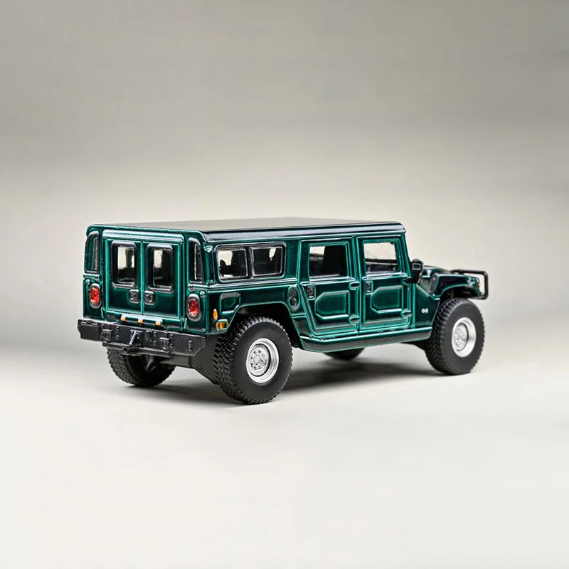 1:64 scala Hummer H1 fuoristrada modello di auto in lega giocattolo pressofuso ornamento da collezione Souvenir giocattoli auto