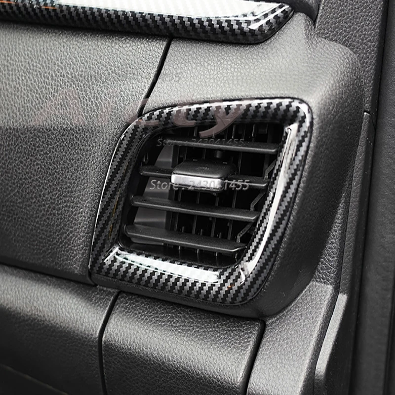 Car Accessories  For Isuzu D-MAX DMAX 2021 2022 ABS Carbon Center Console Window Switch Gear Armrest Box Panel Cover Trim