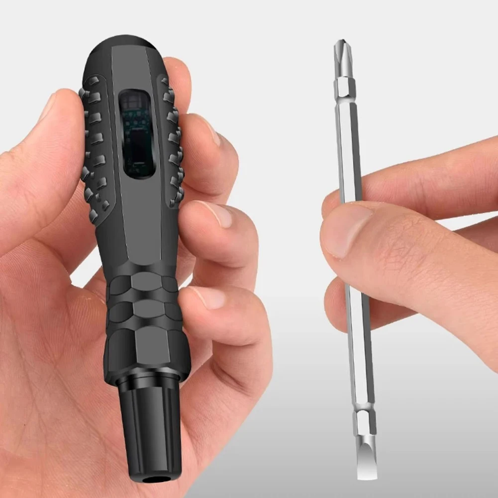 1pc Double-headed Screwdriver Electric Pen Dual Light Detection Broken Wire Multifunctional Smart Screwdriver Hand Tools Parts