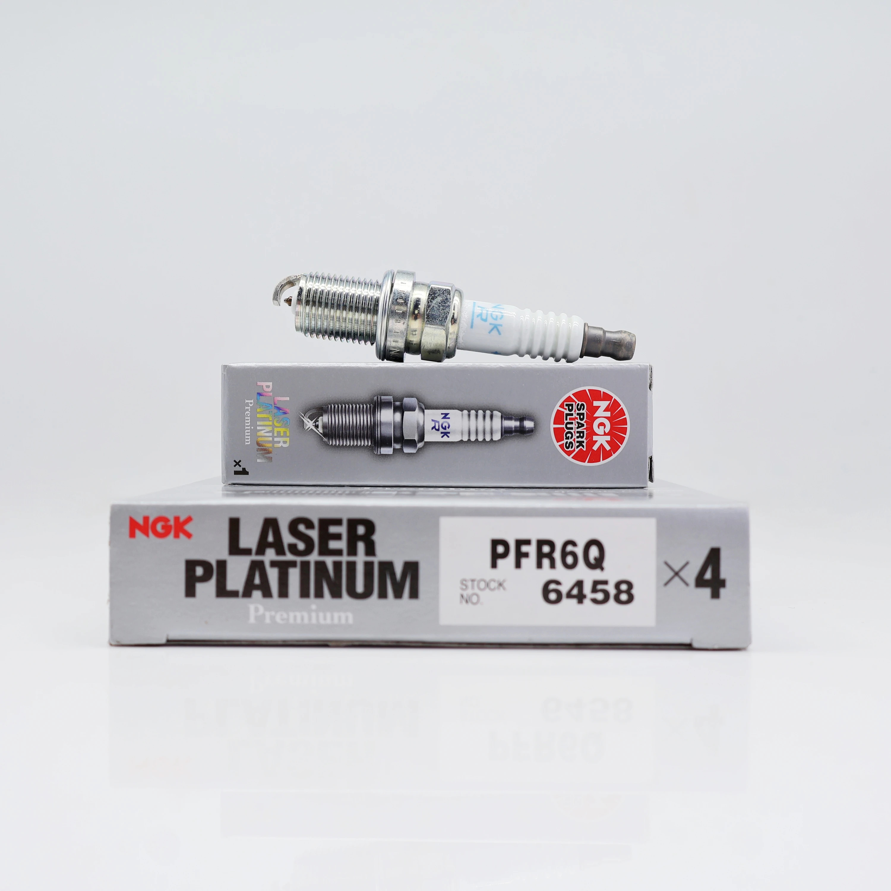 NGK Laser Platinum Spark Plug PFR6Q 6458 Genuine for AUDI,BENTLEY,LAMBORGHINI,SEAT,SKODA,VW OEM:101000016AB,101000063AA