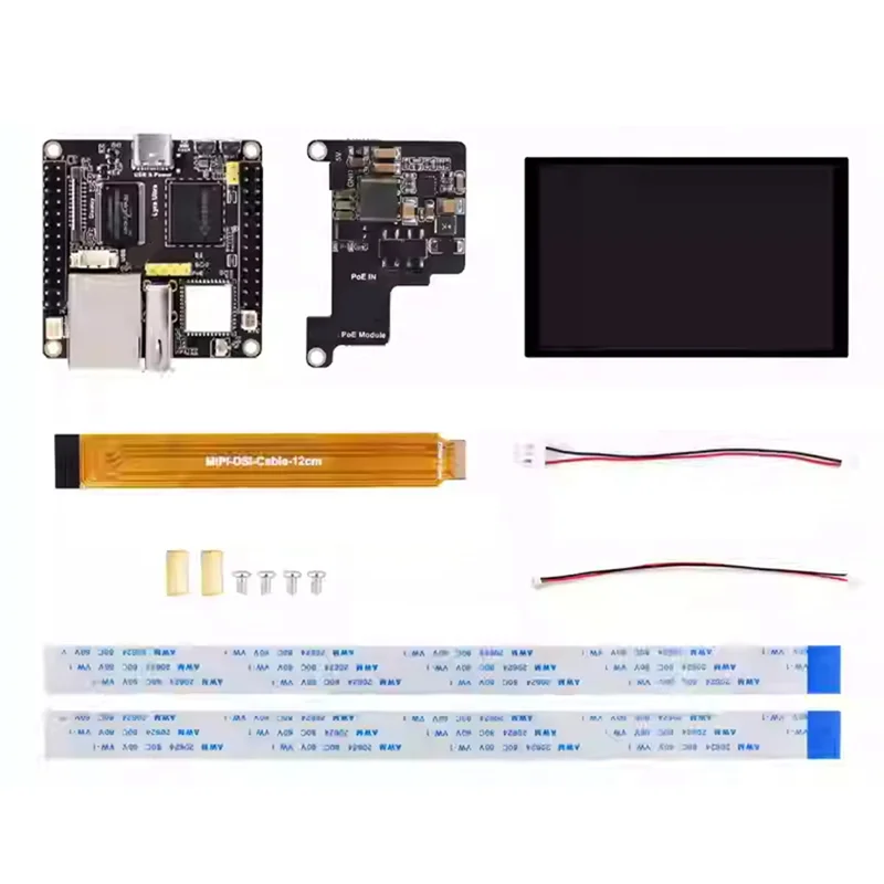 

BAAE For Luckfox Lyra Ultra W RK3506B Linux Development Board Onboard 2.4Ghz Wi-Fi6/BLE 5.2 Withpoe Module 10.1Inch Screen