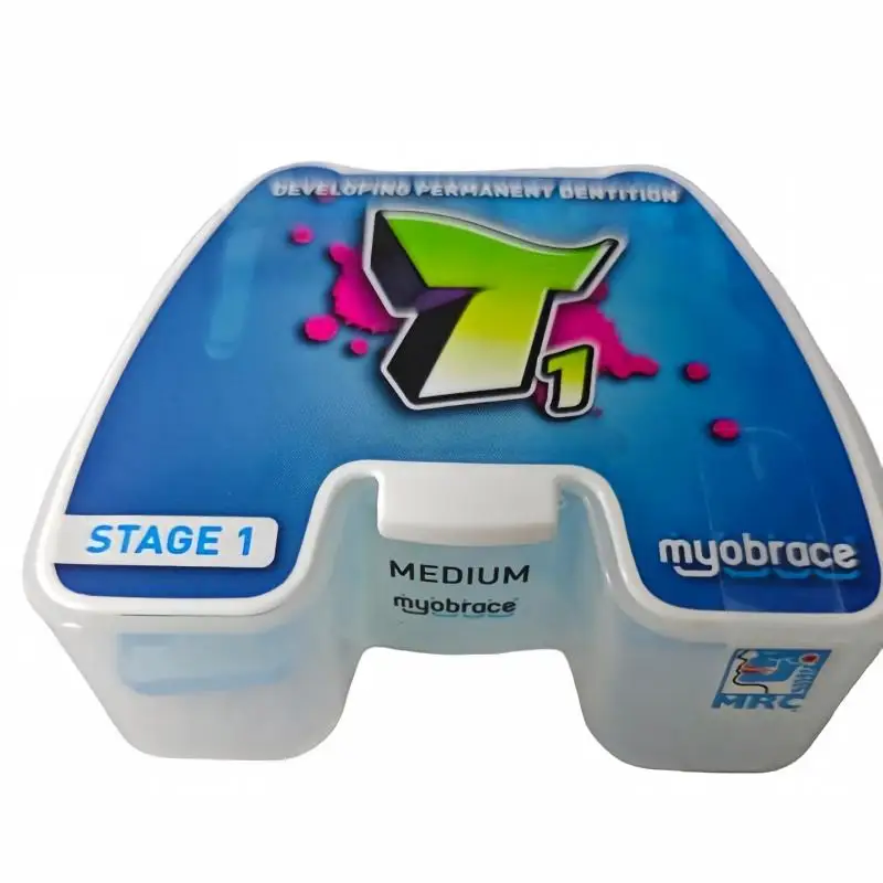 MRC Myobrace T1 Stage 1 Oral Habit Accessory Genuine Silicone Trainer Improve Oral Posture Aged 10‑15 Orthodontic Appliance