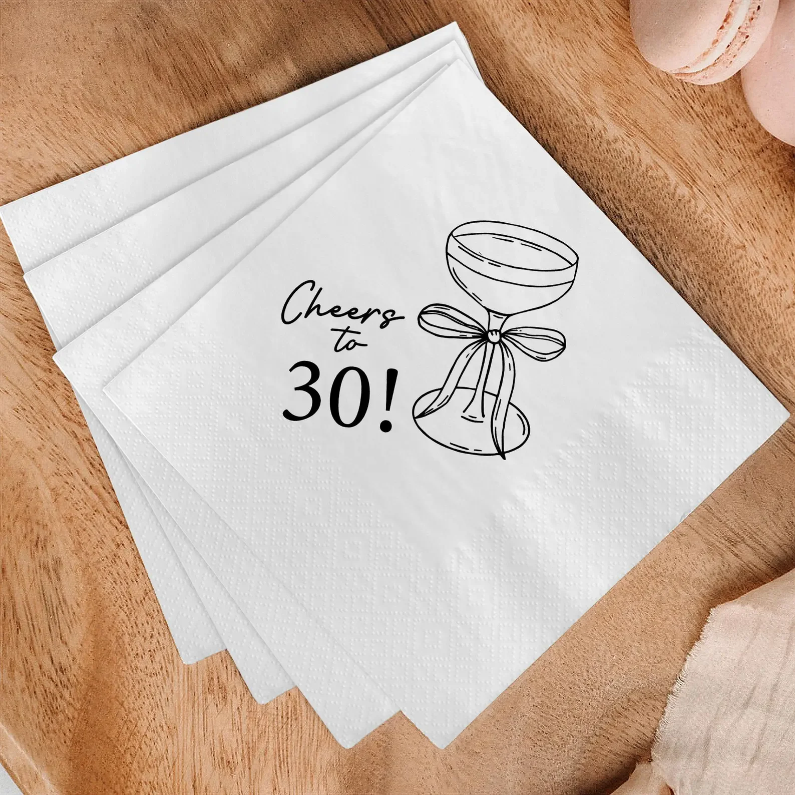 Коктейльные салфетки Cheers to 30, декор для вечеринки в честь 30-летия, салфетки для напитков на тридцать день рождения, забавные товары для вечеринок с вехами, рождение
