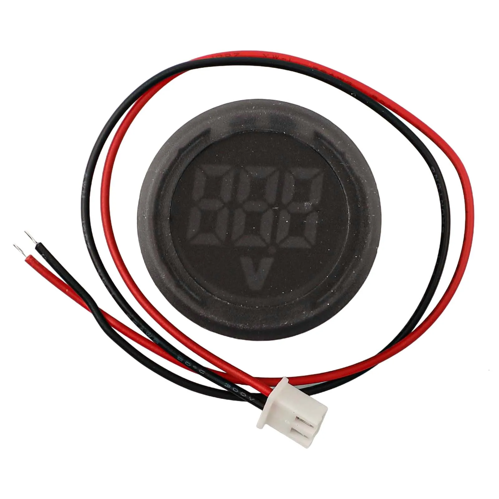 4 Pieces Voltmeter 3.4x1.9cm 1.33*0.74inches DC Voltmeter 3-Digit Accurate Display DC 4V-100V Easy To Install High