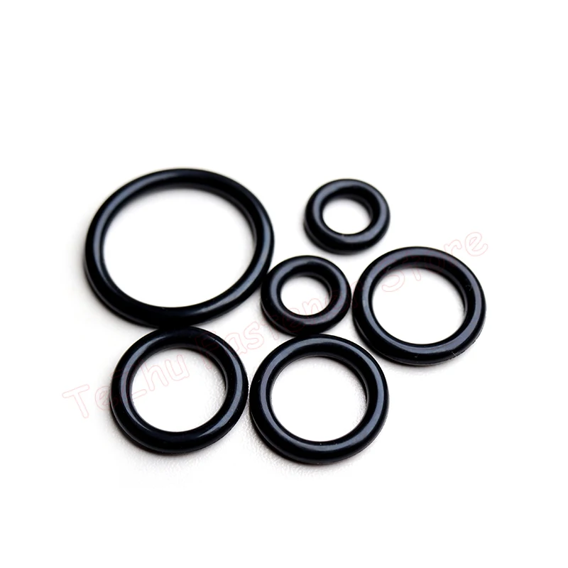 EPDM Rubber O Ring Thickness CS 7mm Acid Alkali Water and Friction Resistance O-Ring Seal Gasket ID 60-580mm OD 74-594mm