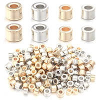 100pcs/Lot Cylindrical CCB Beads for Jewelry Making Big Hole Beads Loose Spacer Beads Diy Bracelet Necklace Tube Bead Wholesale