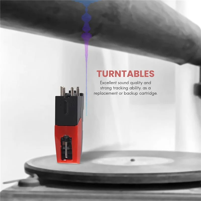 AS95-20PCS جراموفون سجل خرطوشة المغناطيسي القلم مع LP الفينيل إبرة الملحقات ل الفونوغراف القرص الدوار