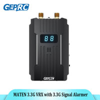 GEPRC MATEN 3.3G VRX with 3.3G Signal Alarmer Receiver Built-in Buzzer SMA VRX Mode RC Airplane FPV Long Range Drone DIY Part