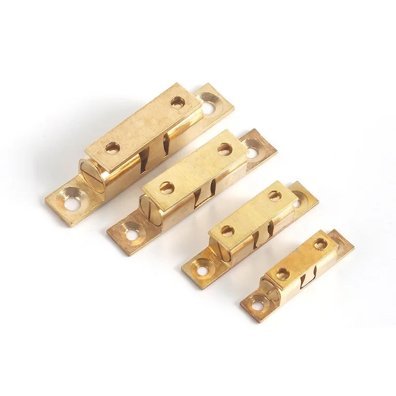 Touch Bead Buckle Wardrobe Door with Magnetic Attraction Invisible Lock Clip Spring for Home Security