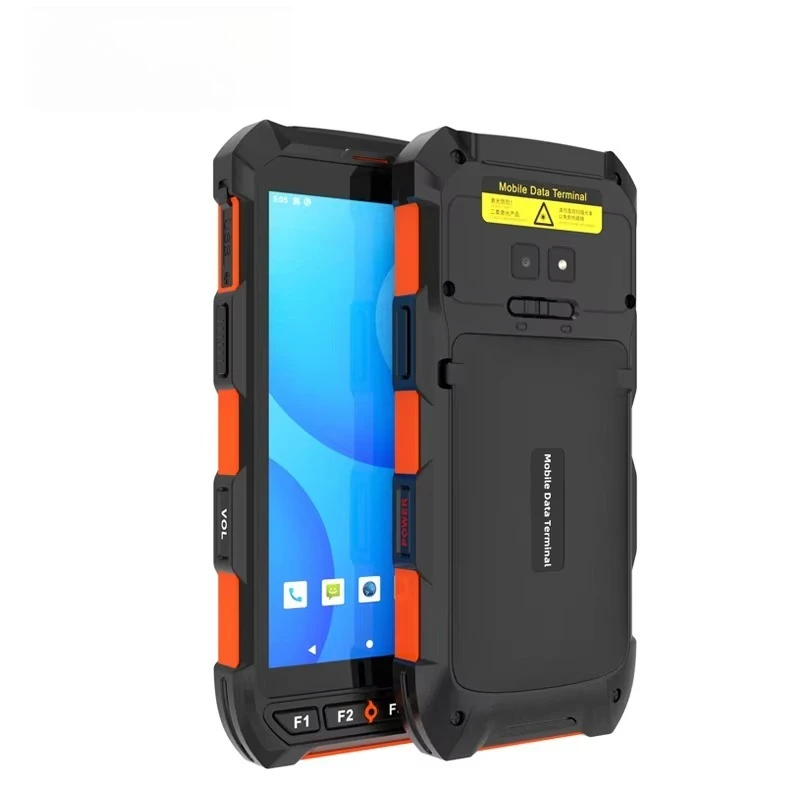 Android 13 Mobile Computer 5.5inch Rugged Smart Phone with NFC Reader and QR Code Scanner Support Camera 4G Wifi GPS Tracking
