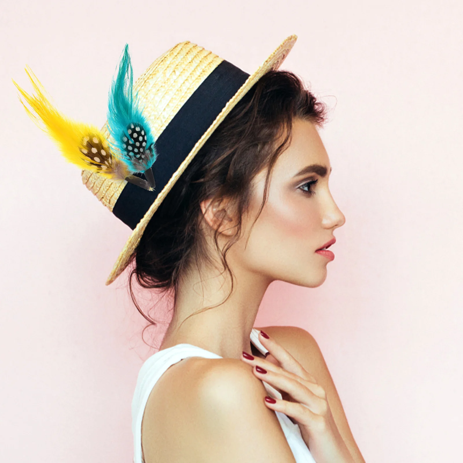 

12Pcs Decorative Plumes for Crafts DIY Handmade Craft Plume Accessories Plumes for Clothes Dream Catcher Making Plume Hat