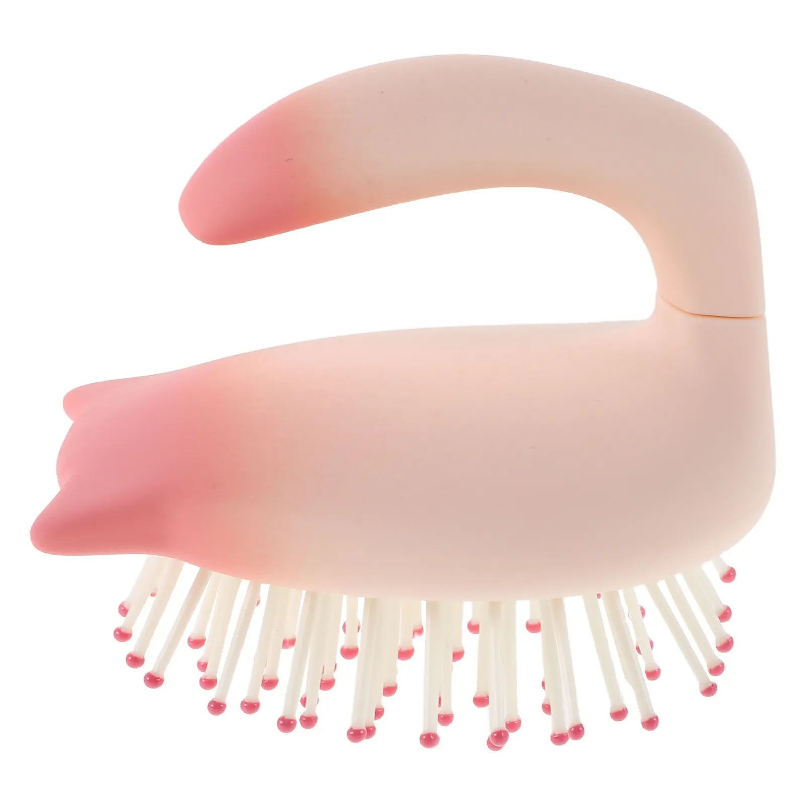 Kids Hair Detangle Brush Small Cute Design Portable Pocket Size Soft Bristle Cushion Hair Comb for Children Daily Use Travel
