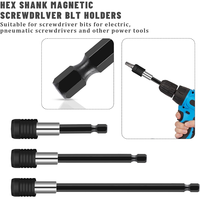 ABMR-105° Right Angle Drill Attachment Drill Bit Holder Screwdriver Bits 90° Angled Bits 17PCS