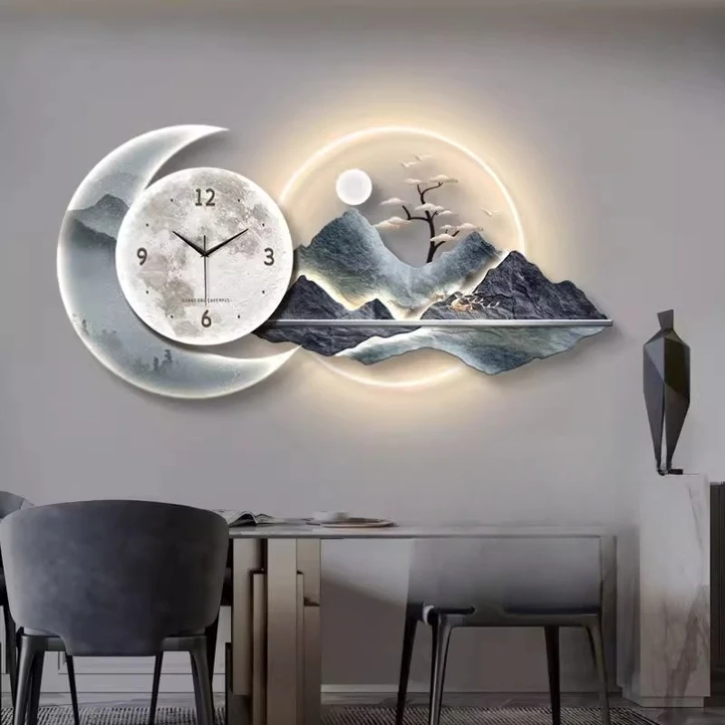 

Machinery Original Wall clock Unique Design Classic Mechanical Wall clock Square Digital Horloge Murale Salon Wall Decoration