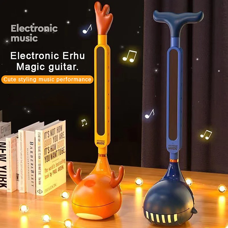 Otamatone Japanese Electronic Musical Instrument For Children Tomatone Synthesizer Electric Tadpole Kawaii Kid Kalimba Piano Toy