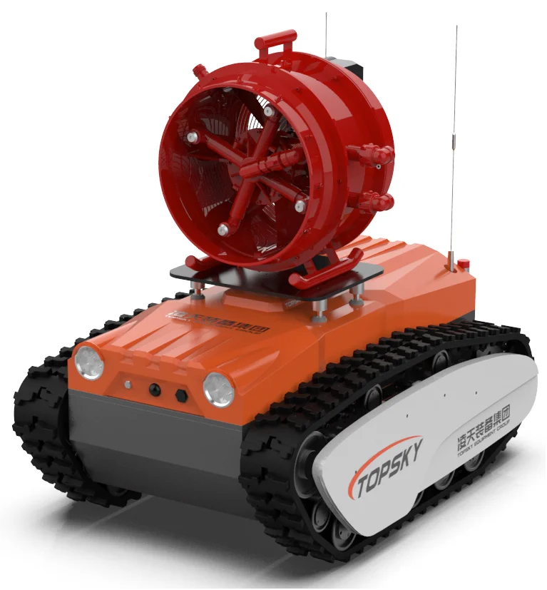 Firefighter RXR-MC4BD explosion-proof fire-fighting high-multiple foam fire detection robot