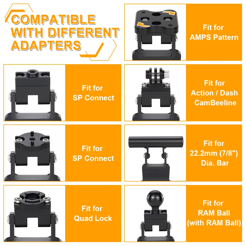 دراجة نارية لتحديد المواقع والملاحة ل KTM 1290 سوبر مغامرة S 2021 2022 2023 2024 تصاعد قوس حامل هاتف محول دعم حامل #5
