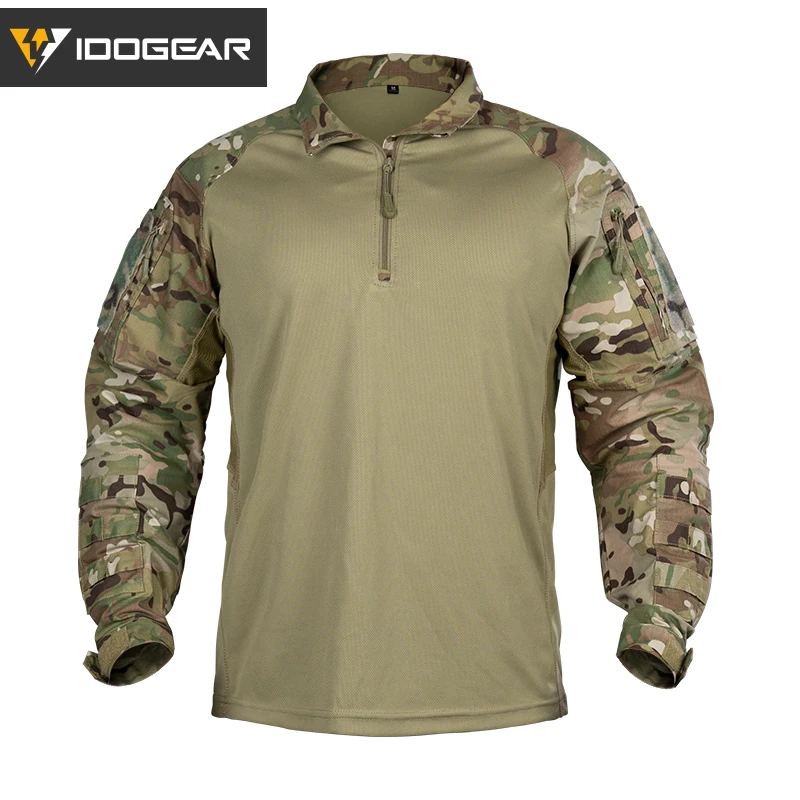 Imagem -02 - Idogear-roupas de Combate com Cotovelo Camisa Tática Ufs Bdu Camisa Respirável Elasticidade Leve 3116