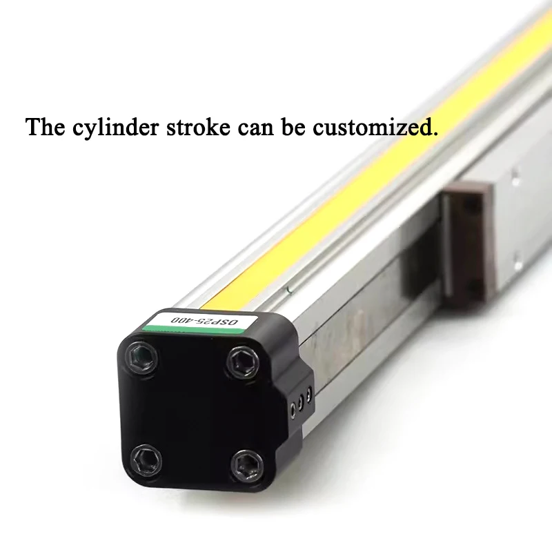 Imagem -03 - Osp-furo Pneumático do Cilindro do ar Articulado Mecanicamente Atuação Dobro Rodless Impulso Alto Osp25 25 mm 32 mm 40 mm