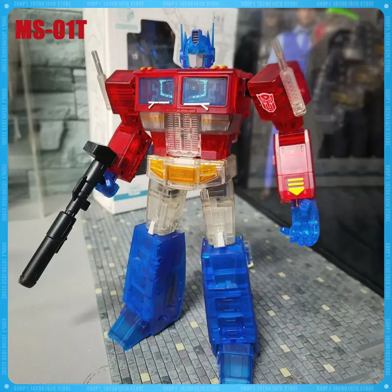 

In Stock Transformation MS-TOYS MS-01T Op Commander Transparent Style 1.0 Mp Scale Action Figure Model Collection Toy Gift