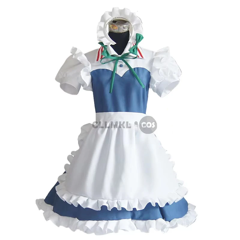 

Touhou Project Izayoi Sakuya Cosplay Maid Dress Lolita Woman Uniforms Custom Made