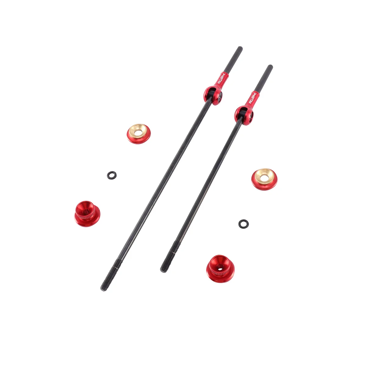 Fahrrad-Schnellspanner, Stahlmaterial, Reparaturnabe für Mountainbike, Rennrad, Schnellspanner, schnelles Demontage-Set, leicht
