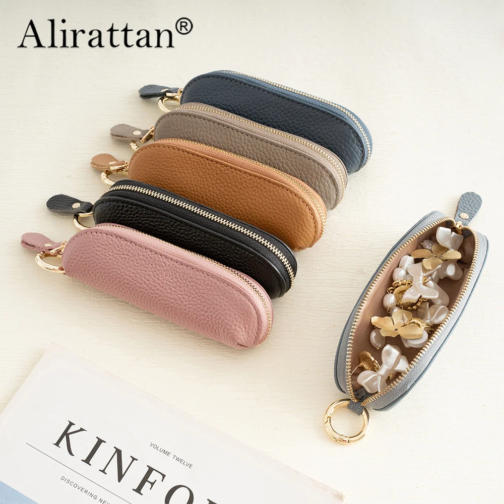 

Alirattan 2026 New Bag Women's Fashion Jewelry Bag Detachable Leather Mini Coin Purse Pendant