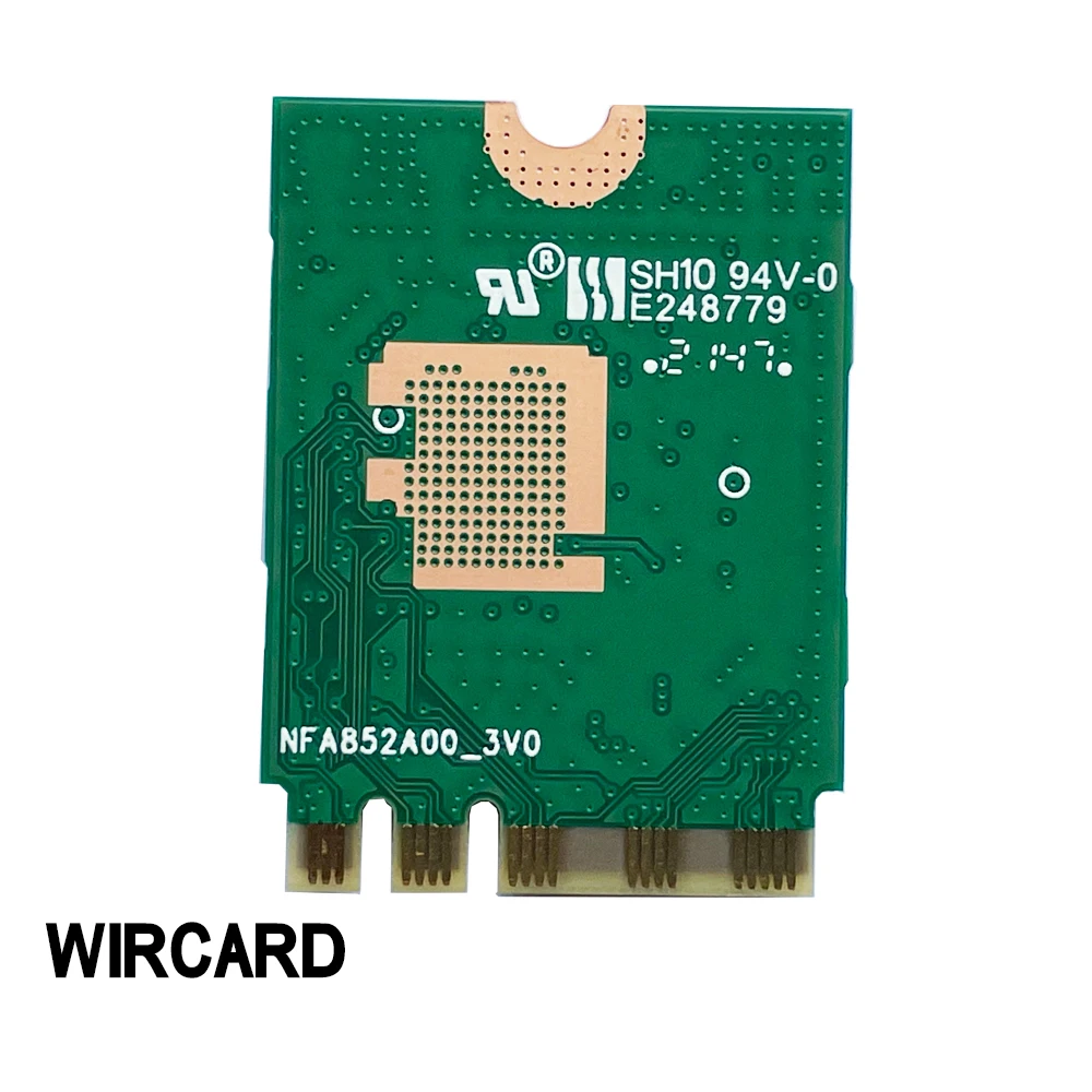RTL8852puntourists-Stérilisation de la bande WiFi 6, 11ax, Carte WiFi, 2.4 M, BTstimulate Tech Network, NGFF M.2, Ordinateur portable, PC, Support