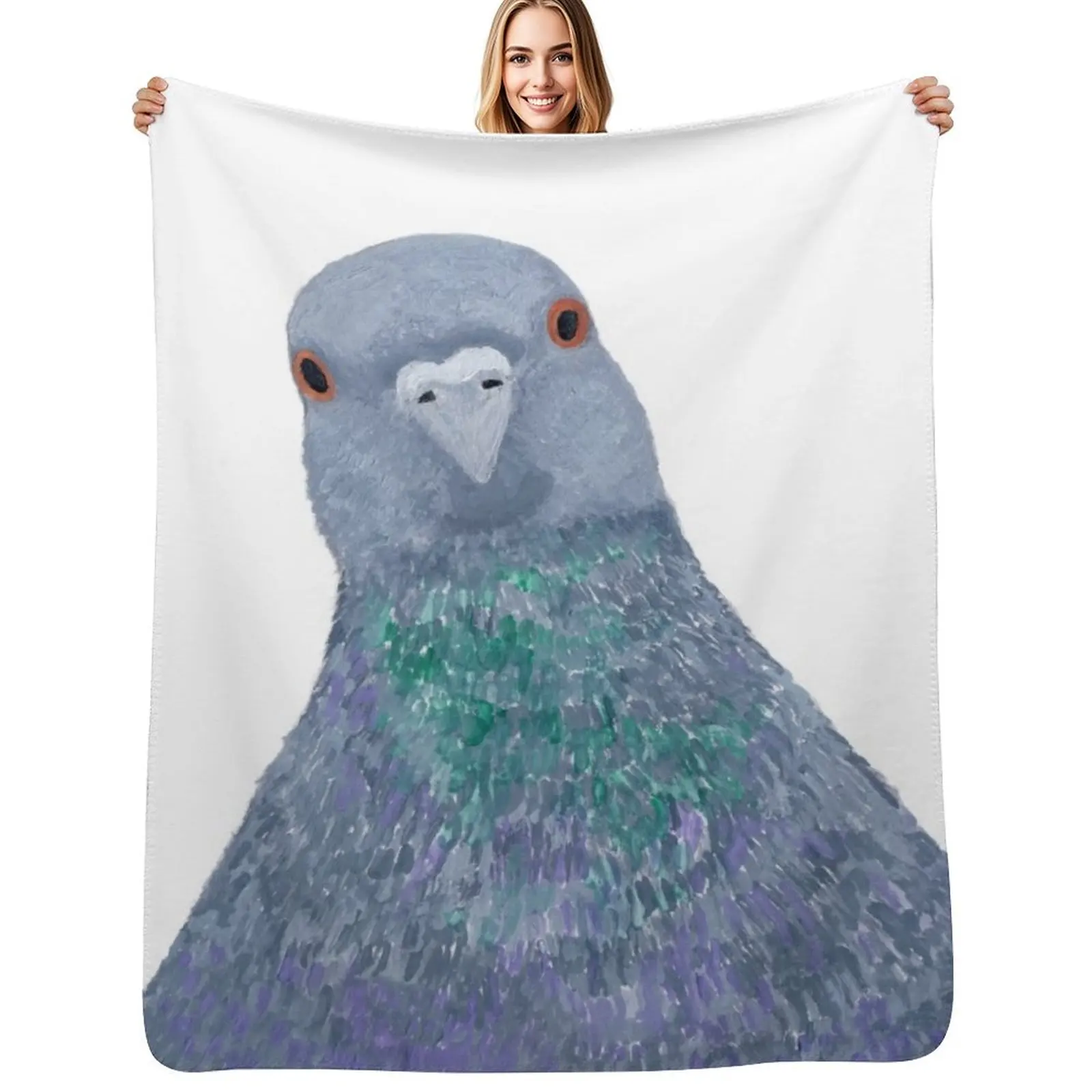 Pigeon Wild Rock Dove Bird Throw Blanket valentine gift ideas Sofa Luxury St Bed Soft Plush Plaid Decorative Sofa Blankets