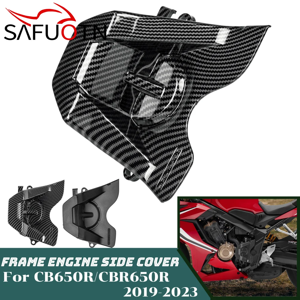 

CB650R CBR650R Front Sprocket Chain Cover Guard Parts for Honda CB CBR 650R 2019-2023 2022 Motorcycle Gear Protector Accessories