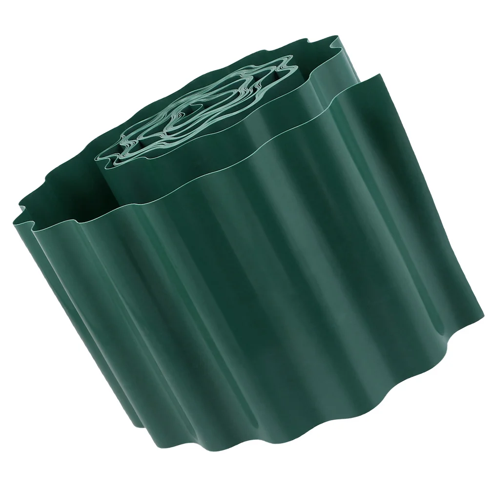 

1 Roll Durable Plastic Lawn Edging Garden Border Fence Flexible Flower Bed Landscape Fence Lawn Edging Garden Border