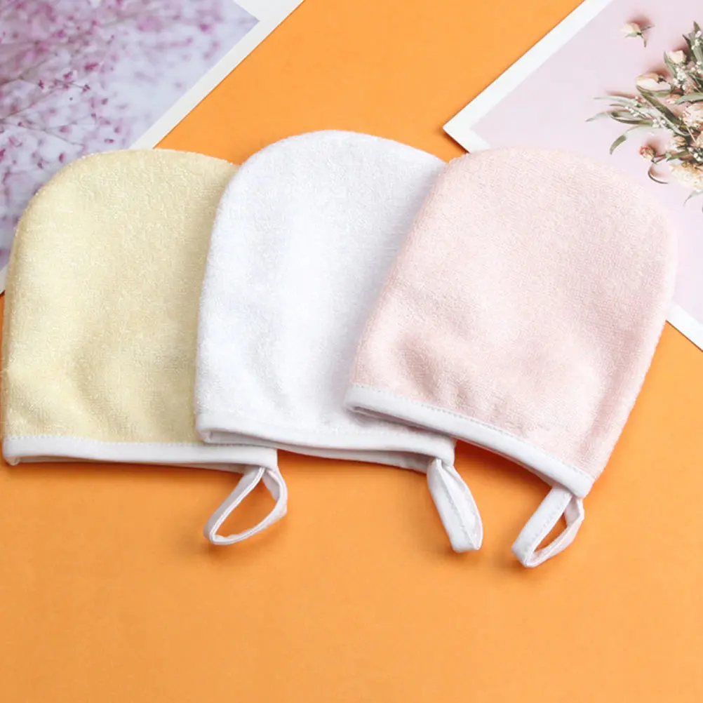 6Pcs Eco Friendly Fiber Makeup Removal Pads for Dry Oily Skin Gift Face Cleaning Pads