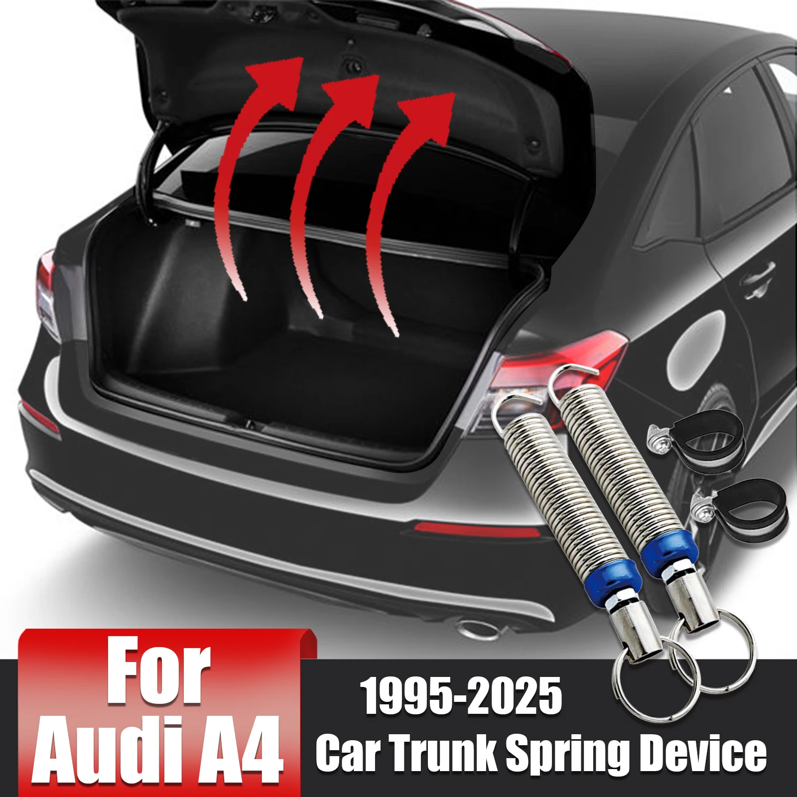 For Audi A4 1995-2025 Trunk Lift Spring Device Sedan Trunk Lifter Trunk Lid Automatic Opening Tool Spring Auto Accessories