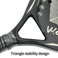 Camewin 3K Beach Tennis Racket Full Carbon Fiber Rough Surface Outdoor Sports Racket For Men Women Adult Tennis Racket The New 5