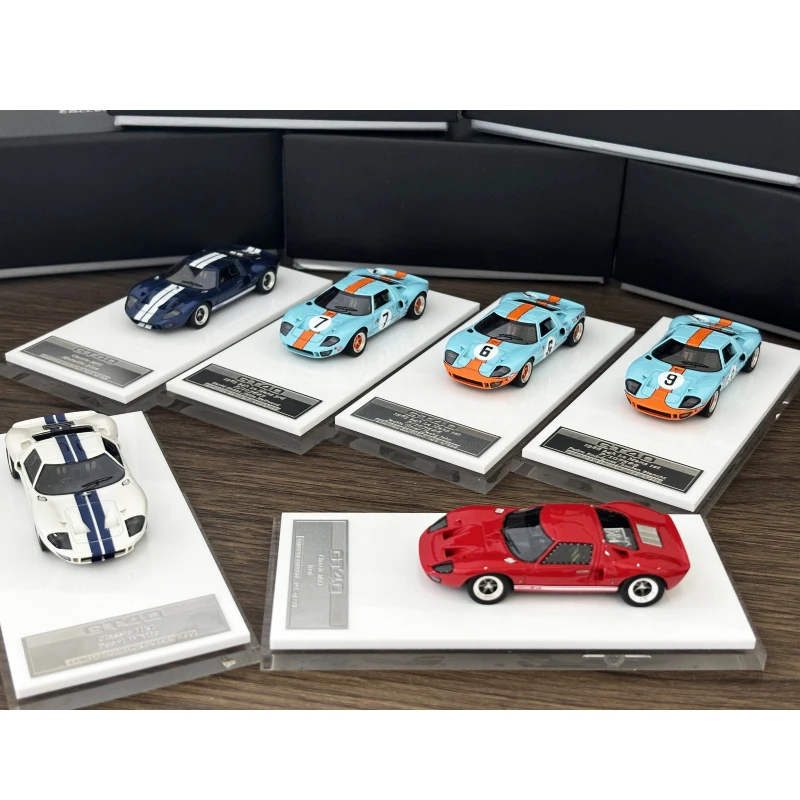 Newly Stocks SCM MY64 1:64 Ford GT40 MK I Six Colors Resin Model Car In 2024 Collection Gift