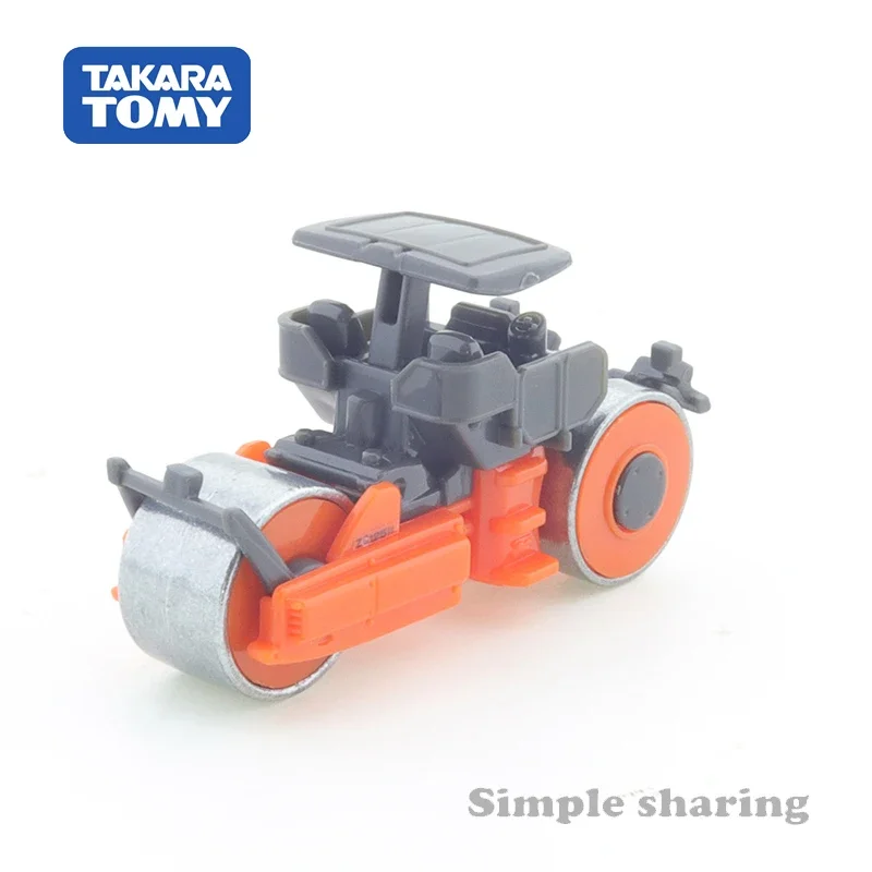 Takara Tomy Tomica No.77 Hitachi Construction Machinery McAdam Roller ZC125M-5 1/80 Diecast Automotive Model Ornaments Cas Toys