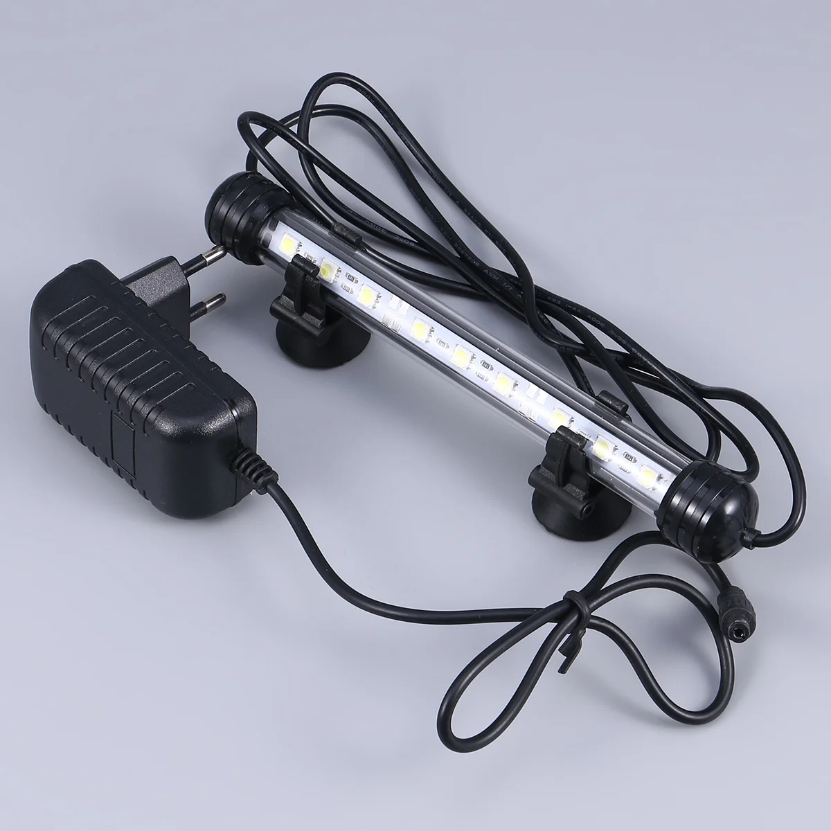 Aquarium Lamp LED White Light Waterproof Fish Tank Light USB Eu Plug Stable Lighting for Plant Growth Aquarium Lamp