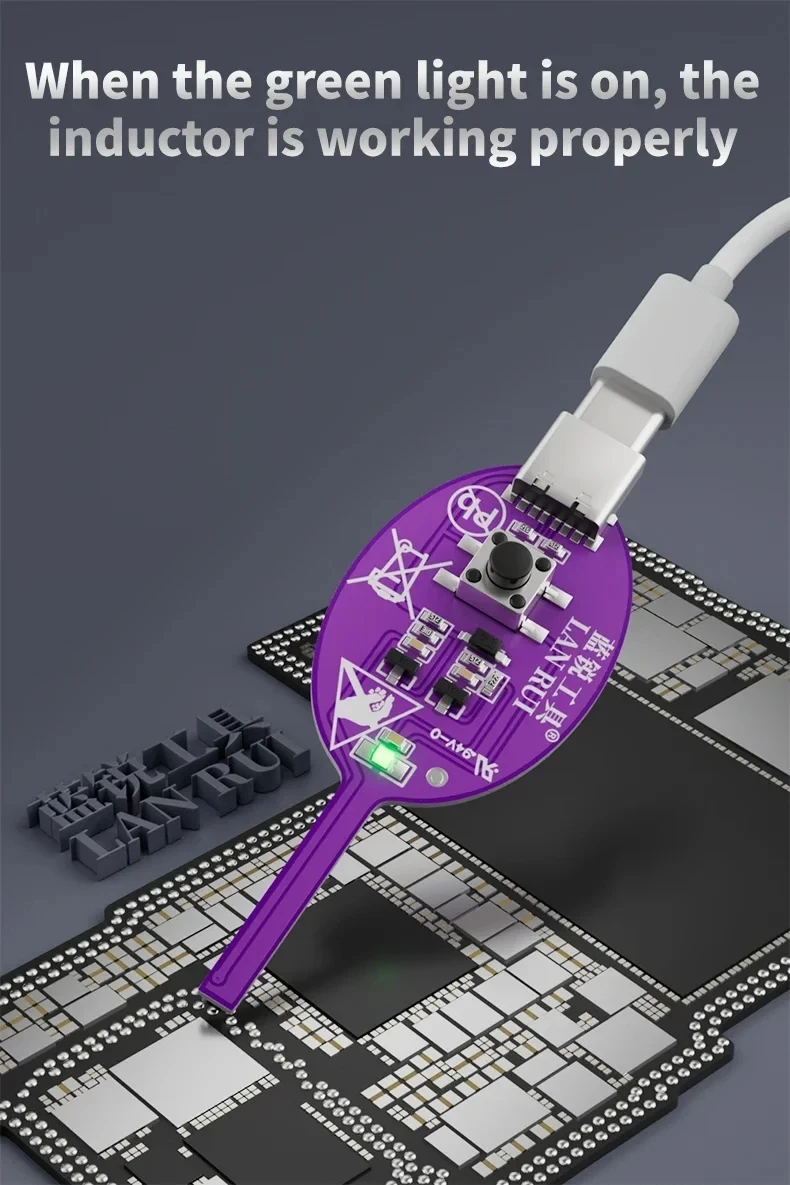 Lanrui K7S Fengming Rilevatore di Induttanza Tester Scheda Madre Bobina Tester Rivelatore Induttore Per Strumento di Riparazione Del Telefono
